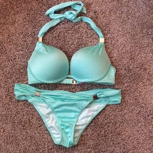 Teal bikini